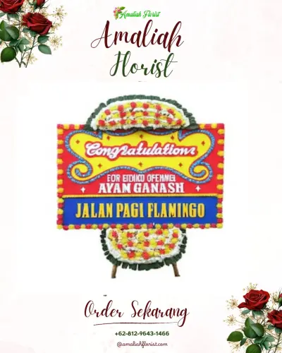 Bunga Papan Congratulation di Air Itam